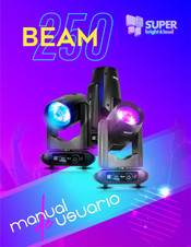 SUPER bright & loud BEAM 250 Manual De Usuario