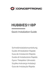 Conceptronic HUBBIES11BP Guía De Instalación Rápida