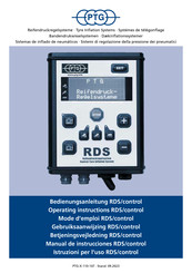 PTG RDS/control Manual De Instrucciones