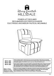 Hillsdale Furniture Living Essentials 9015- 922 Instrucciones De Montaje