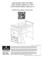 Hillsdale Furniture LAKE HOUSE 3041B Instrucciones De Montaje