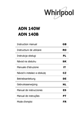 Whirlpool ADN 140B Manual De Instrucciones