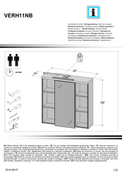 Forte VERIS VERH11NB Instrucciones De Montaje