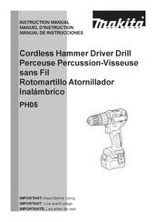 Makita PH05R1 Manual De Instrucciones