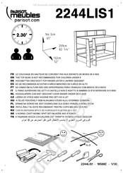 Parisot Meubles 2244LIS1 Manual Del Usuario