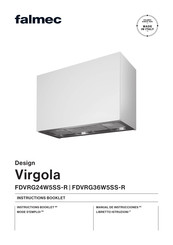FALMEC Virgola FDVRG36W5SS-R Manual De Instrucciones