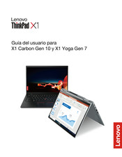 Lenovo ThinkPad X1 Serie Guia Del Usuario