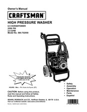 Craftsman 580.752550 Manual Del Usuario