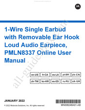 Motorola Solutions PMLN8337 Manual De Usuario