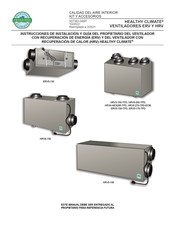 Healthy Climate HRV6-150 Instrucciones De Instalación