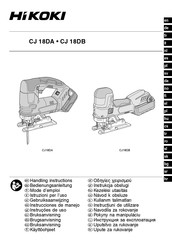 HIKOKI CJ 18DA Instrucciones De Manejo