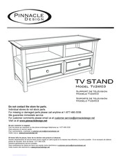 Pinnacle Design TV24103 Instrucciones De Montaje