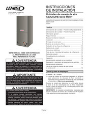 Lennox Merit CBA25UHE Instrucciones De Instalación