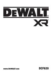 DeWalt XR DCF620 Traducido De Las Instrucciones Originales