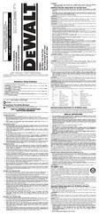 Dewalt DCS551D2 Manual De Instrucciones