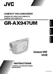 JVC GR-AX947UM Manual De Instrucciones