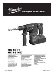 Milwaukee HD18 H Manual Original