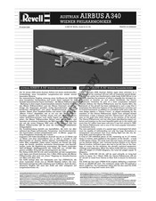 REVELL AUSTRIAN AIRBUS A 340 Manual Del Usuario