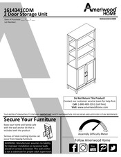 Ameriwood HOME 1614341COM Instrucciones De Montaje