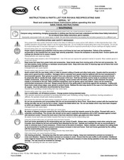 SIOUX RS10KA Instrucciones Y Lista De Piezas