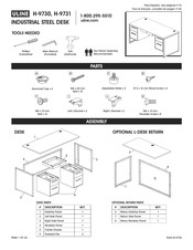 Uline H-9731 Instrucciones De Montaje