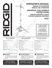 RIDGID R9937B Manual Del Operador