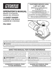 Power Stroke PSL1QS01 Manual Del Operador