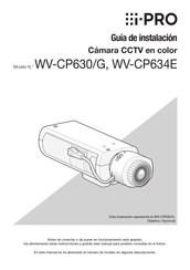 Panasonic i-PRO WV-CP634 Guia De Instalacion