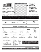 Jewett-Cameron FIT-RIGHT 014520 Instrucciones De Ensamblaje