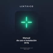 Lektri-Co 1P7K Manual De Uso E Instalación