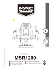 Mac allister MSR1200 Instrucciones Originales