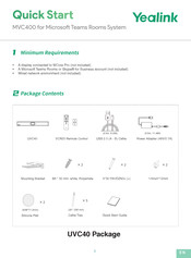 Yealink MVC400 Guía Rápida