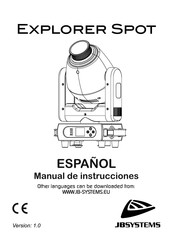 JB Systems Explorer Spot Manual De Instrucciones