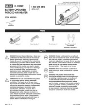 Uline H-11009 Manual De Instrucciones