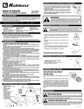 Koblenz WD-9 C212 Manual De Operación