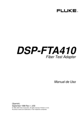 Fluke DSP-FTA410 Manual De Uso