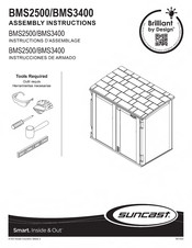 Suncast bms3400 Instrucciones De Armado