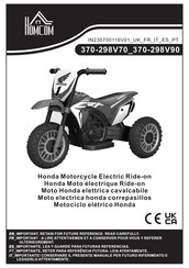 HOMCOM 370-298V70GN Manual Del Usuario