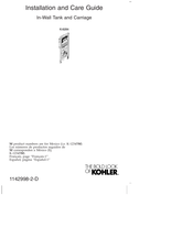 Kohler K-6284-NA Manual De Instrucciones