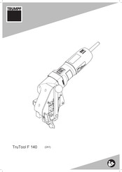 Trumpf TruTool F 140 Manual Del Usuario