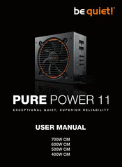 BE QUIET! PURE POWER 11 400W CM Manual Del Usuario