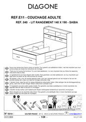 Gautier Diagone E11-040 Instrucciones De Montaje