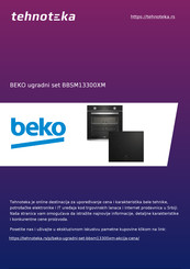 Beko BBSM13300XM Manual De Instalación