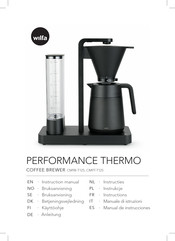 Wilfa PERFORMANCE THERMO CM9B-T125 Manual De Instrucciones