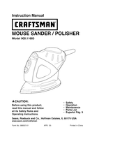 Craftsman MOUSE 900.11683 Manual De Instrucciones