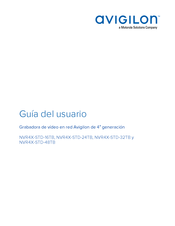 Motorola Solutions Avigilon NVR4X-STD-32TB Guia Del Usuario