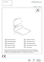 Pressalit R7125 Instrucciones De Montaje