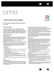 Wacom CINTIQ DTK-1300 Manual Del Usuario