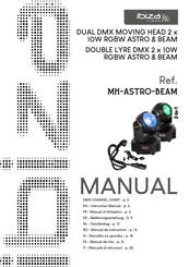 Ibiza Light MH-ASTRO-BEAM Manual De Uso