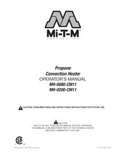 Mi-T-M Corporation MH-0080-CM11 Manual Del Usuario